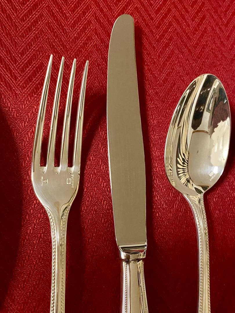 【専用商品】クリストフル パール テーブルサイズ カトラリーセット