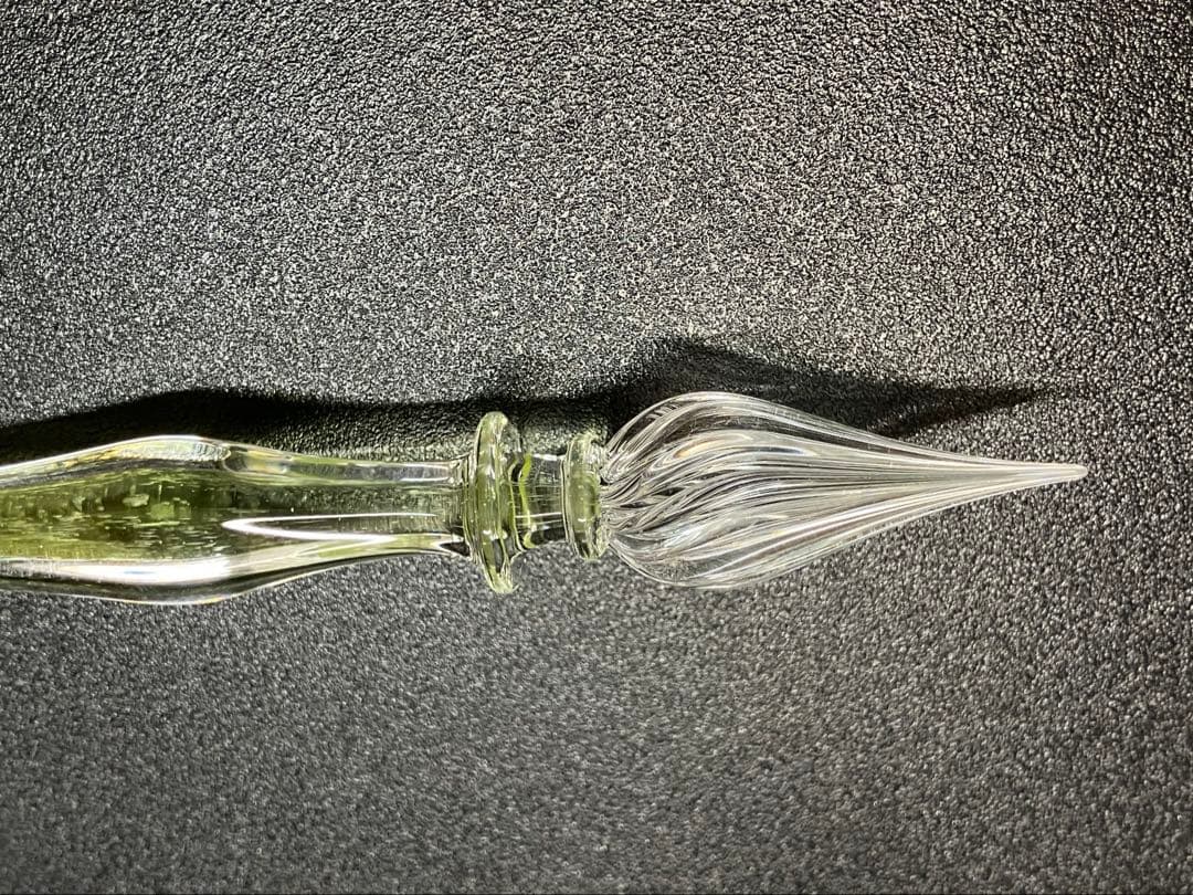 哲磋工房　ガラスペン　黄色