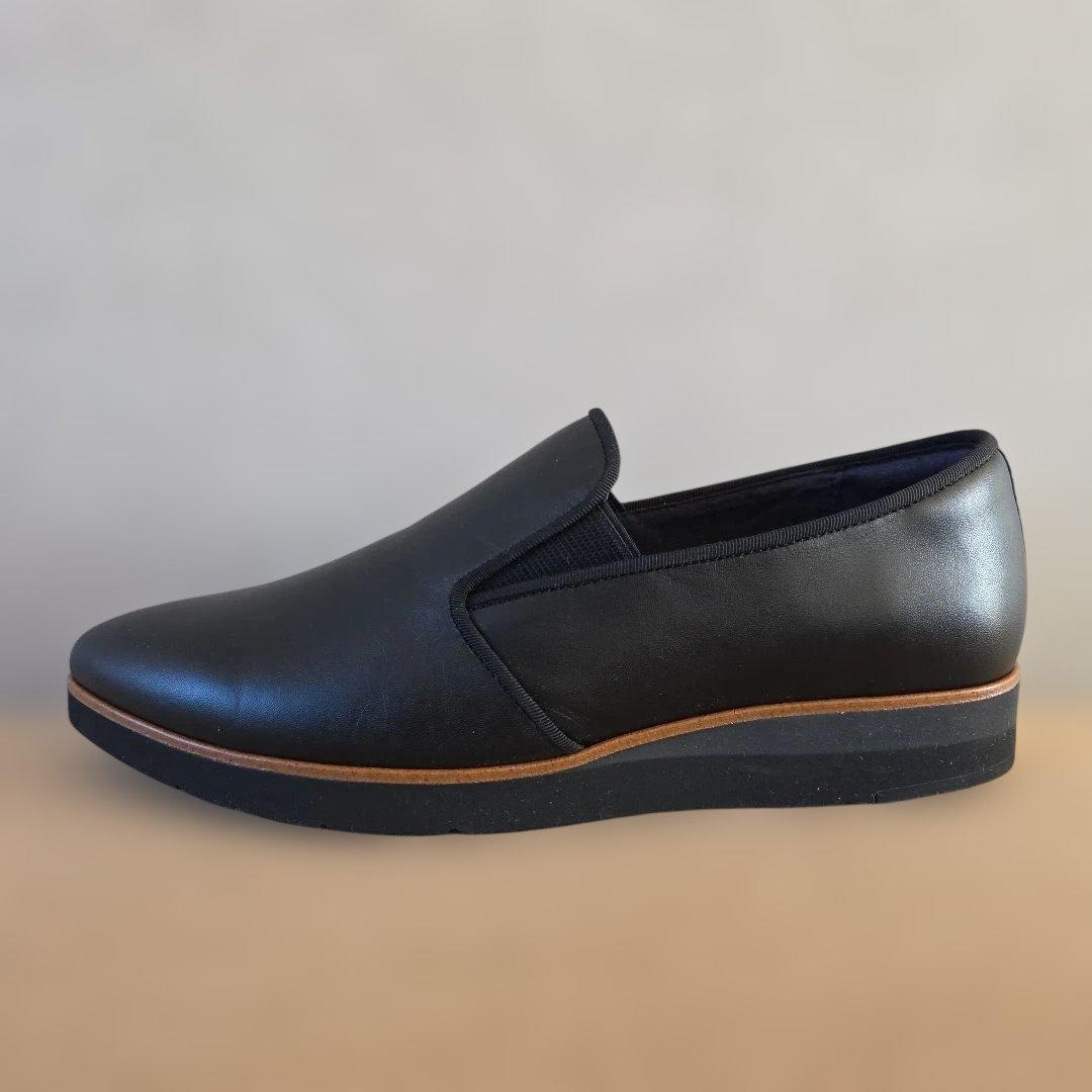 新品未使用 pedala アシックス ローファー ブラック 24cm