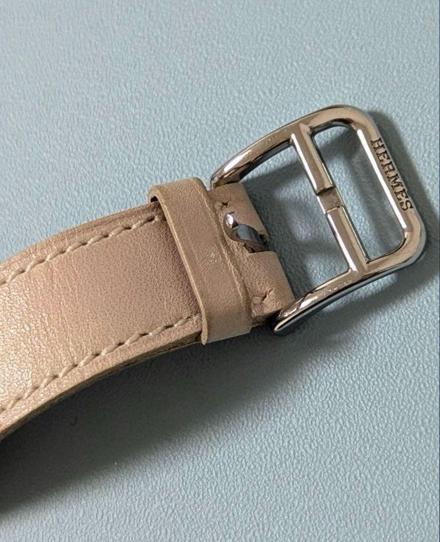 HERMES エルメス ピンク文字盤 時計