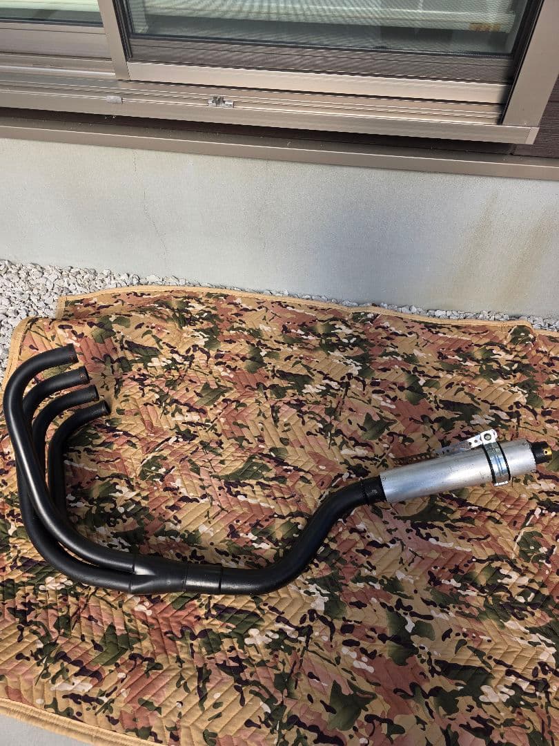 CBX 400F当時もの黒鉄4-1マフラー