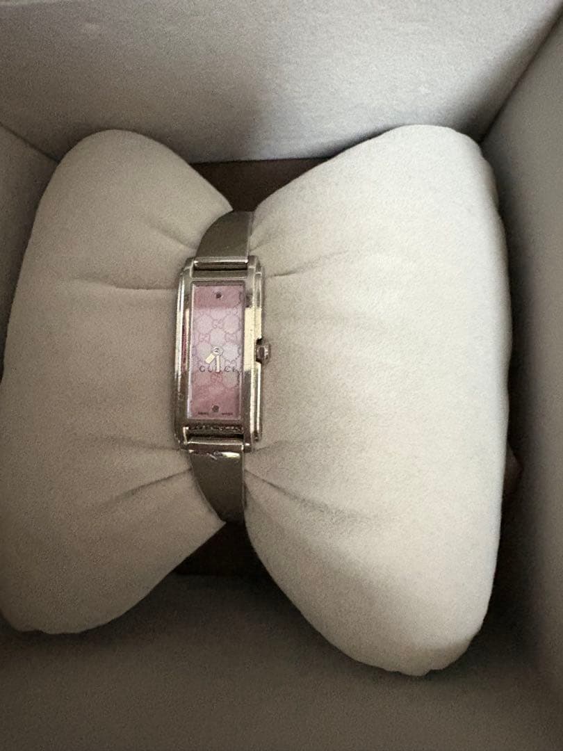 GUCCI ピンク×シルバー 時計 最終値下げ