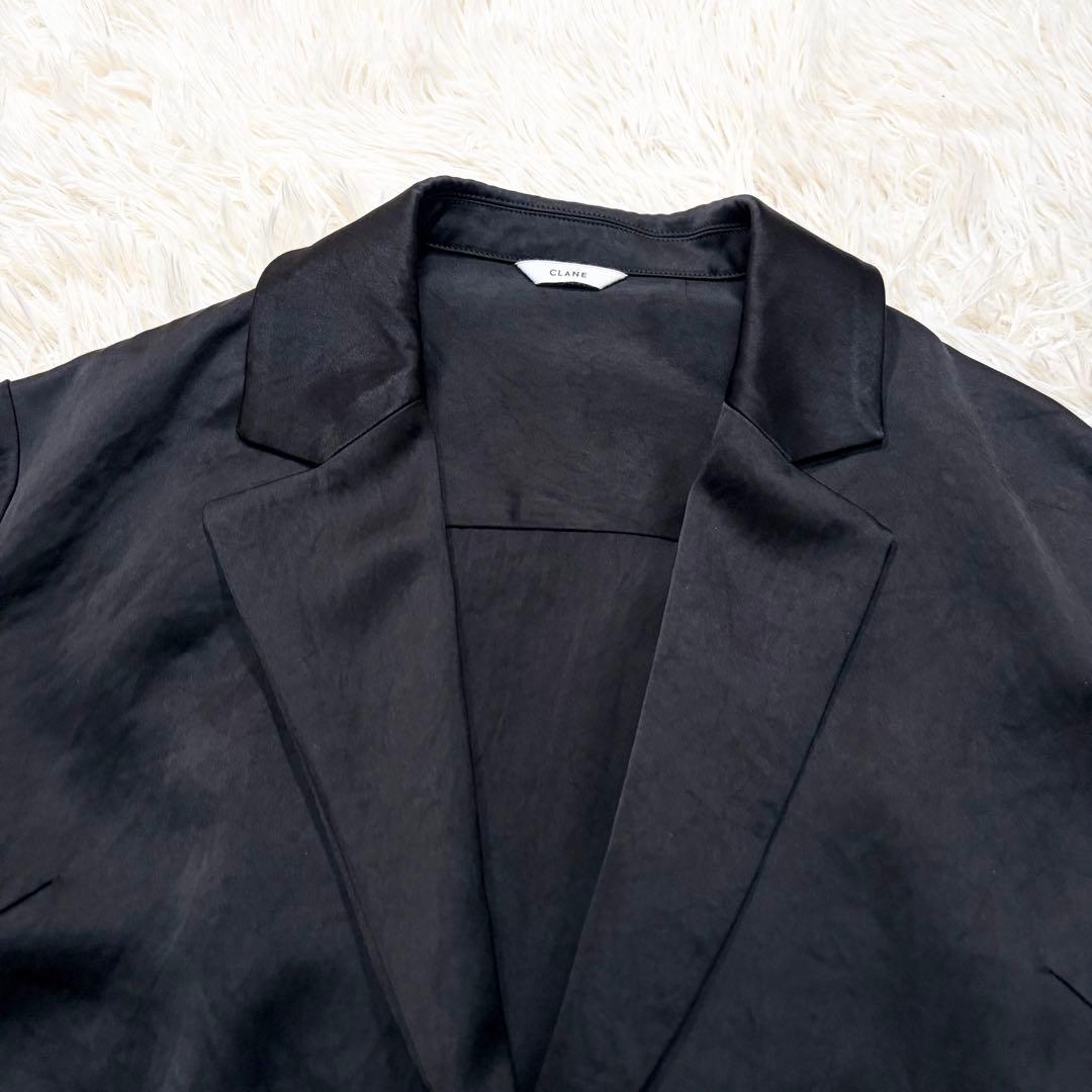 ✨美品✨CLANE TAILORED SATIN SHIRT