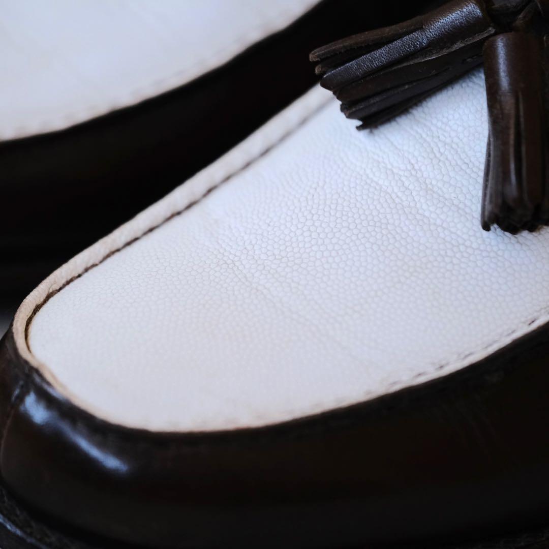 Church’sチャーチ101コンビタッセルローファー茶× 白RADLEY90F