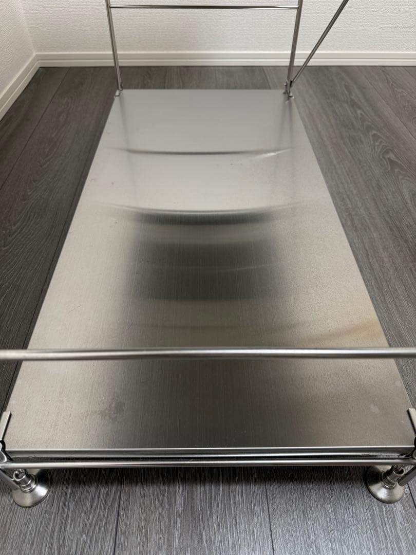 MUJI 無印良品 ステンレスユニットシェルフ ワイド 小 幅86cm