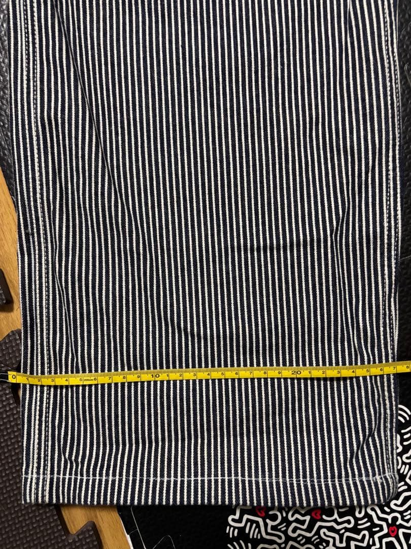 ア*ん様 児島デニムストライプオーバーオール　KTCコラボ