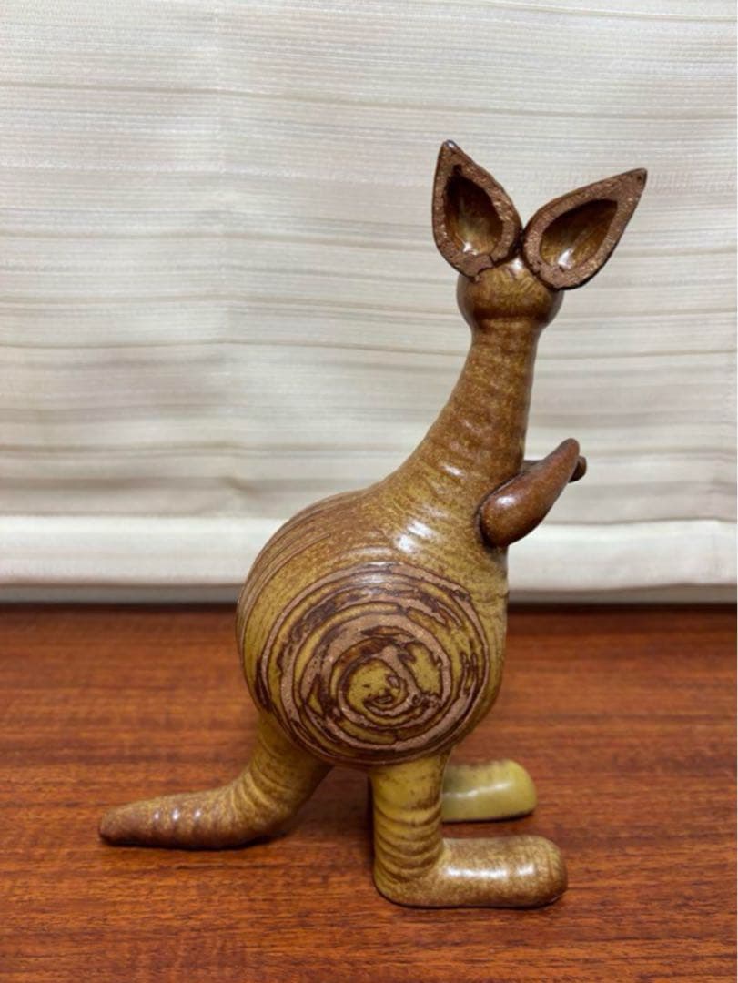 リサラーソン カンガルー　親子　シール　Stora zoo 大きな動物園