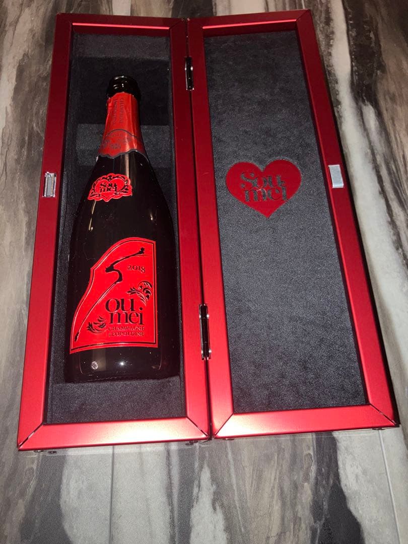 ソウメイ シャンパン 4本空き瓶 4ケース