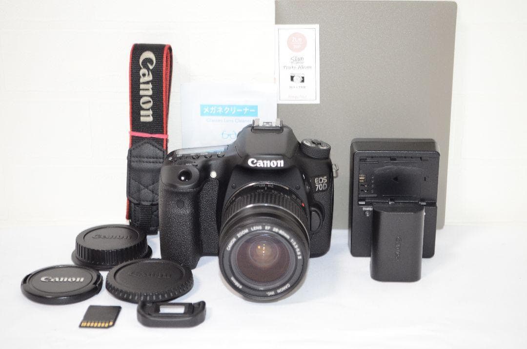 Wi-Fi内蔵❤Canon EOS 70D❤高画質❤動画撮影❤おすすめ一眼レフ❤