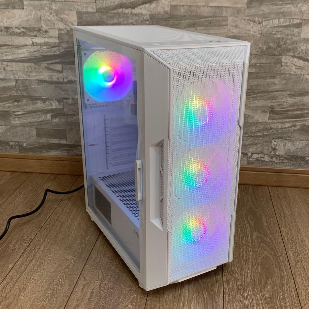 【ハイグレード】 RTX2070搭載ゲーミングPCフルセットホワイト