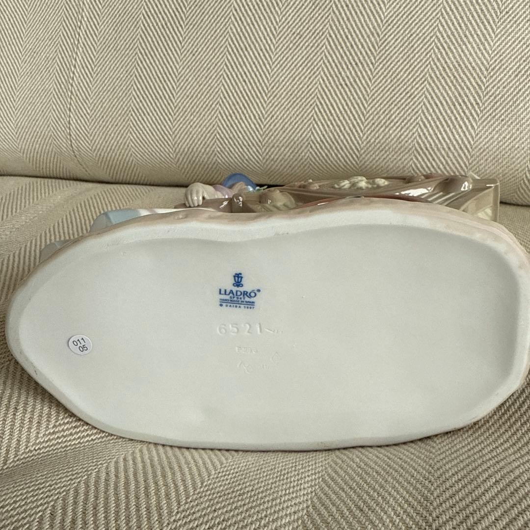 美品　Lladro リヤドロ 可愛いお花屋さん 6521 フィギュリン