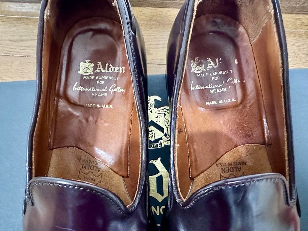 【希少】オールデン　コードバン　タッセルローファー　バーガンディ　563 US8