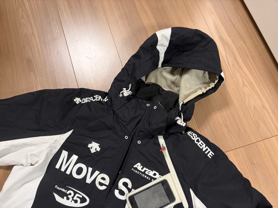 ★お洒落★デサント　ムーブスポーツ　スキーウエア 上下　ゴーグル　セット