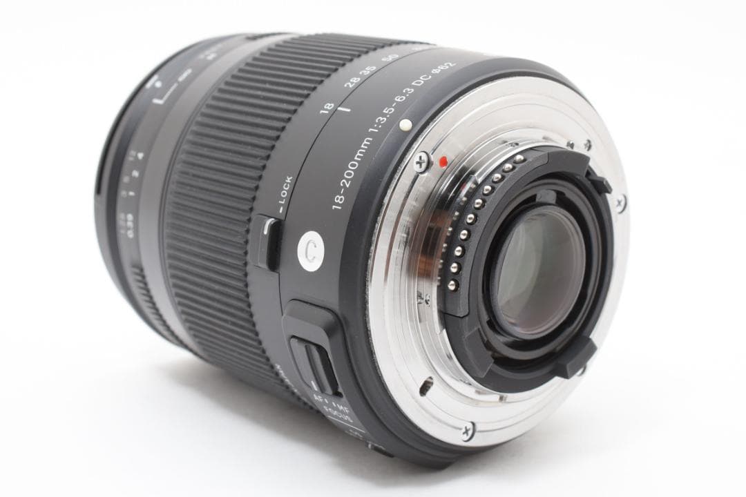 美品 シグマ 18-200 3.5-6.3 DC OS NIKON M365