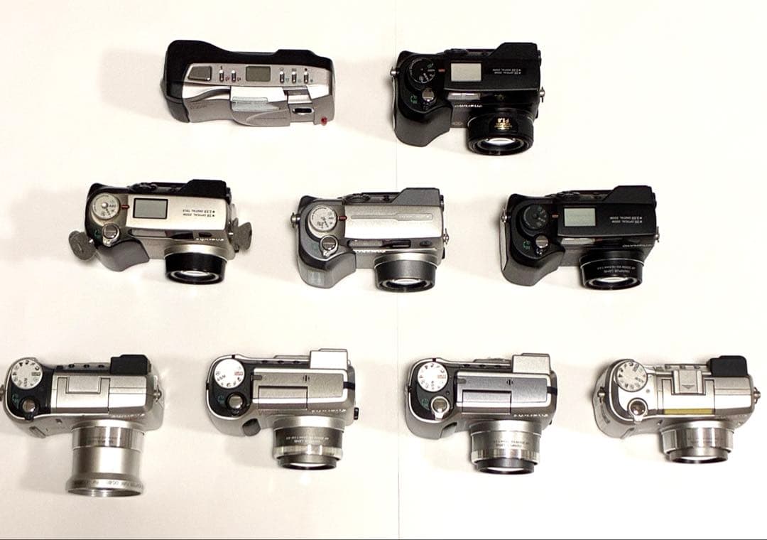 【OLYMPUS／デジタルカメラ】 CAMEDIAシリーズ 9台まとめセット