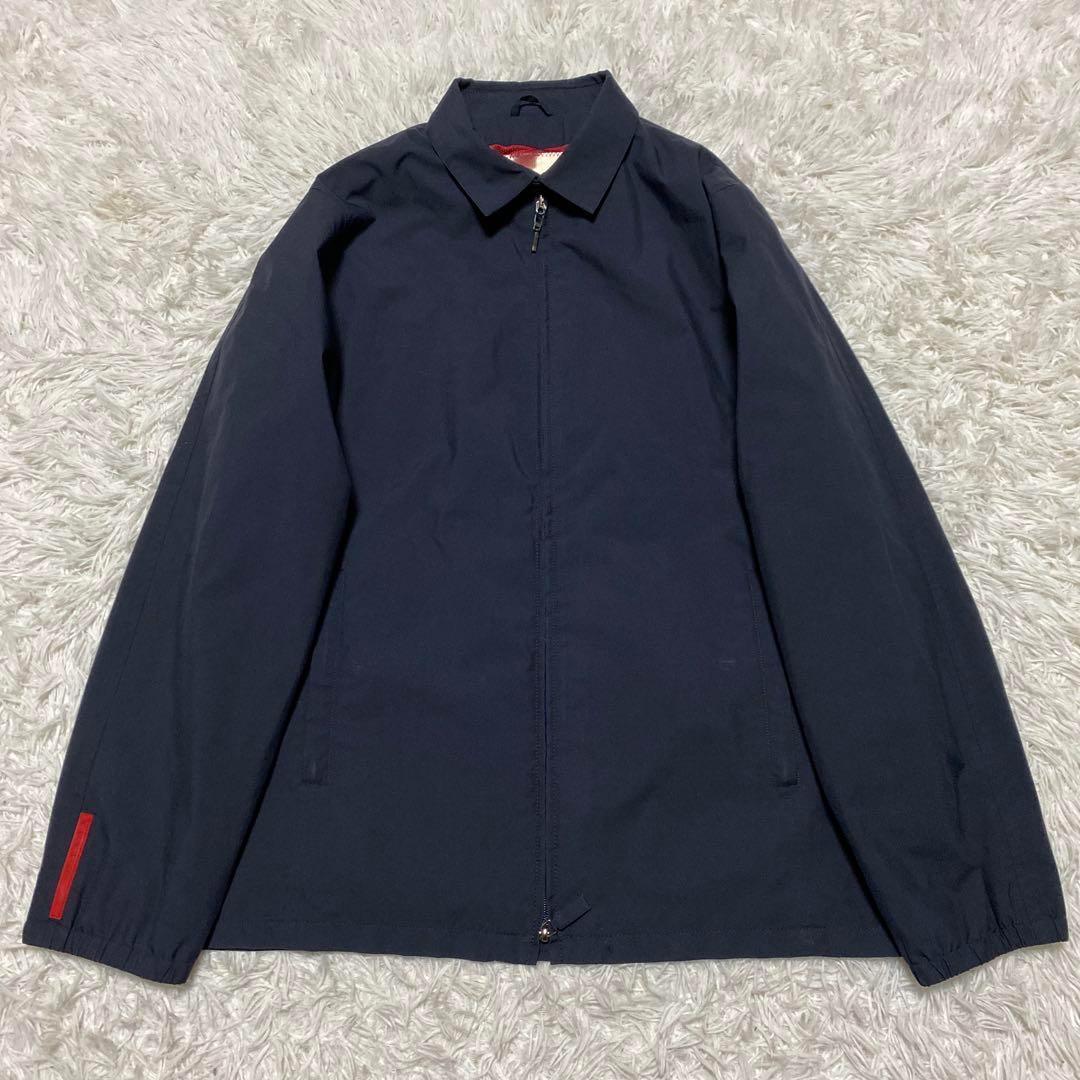 プラダ　PRADA ナイロンジャケット　ネイビー　ゴアテックスXXL 52