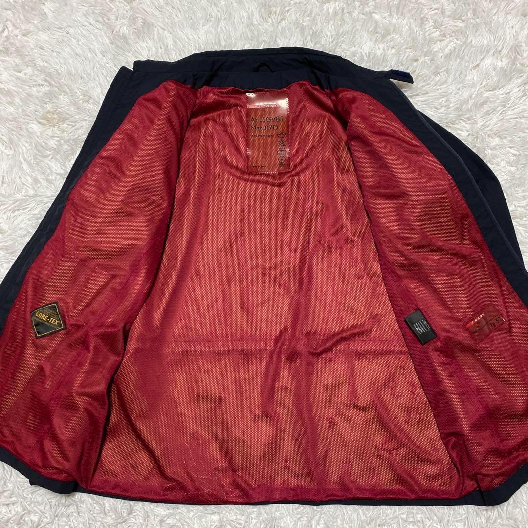 プラダ　PRADA ナイロンジャケット　ネイビー　ゴアテックスXXL 52