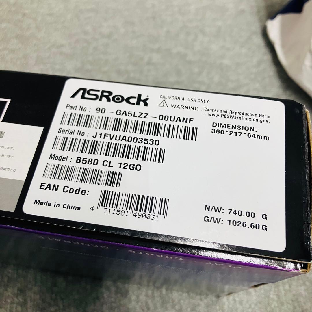 ASRock intel ARC B580 OC 12GB グラフィックボード