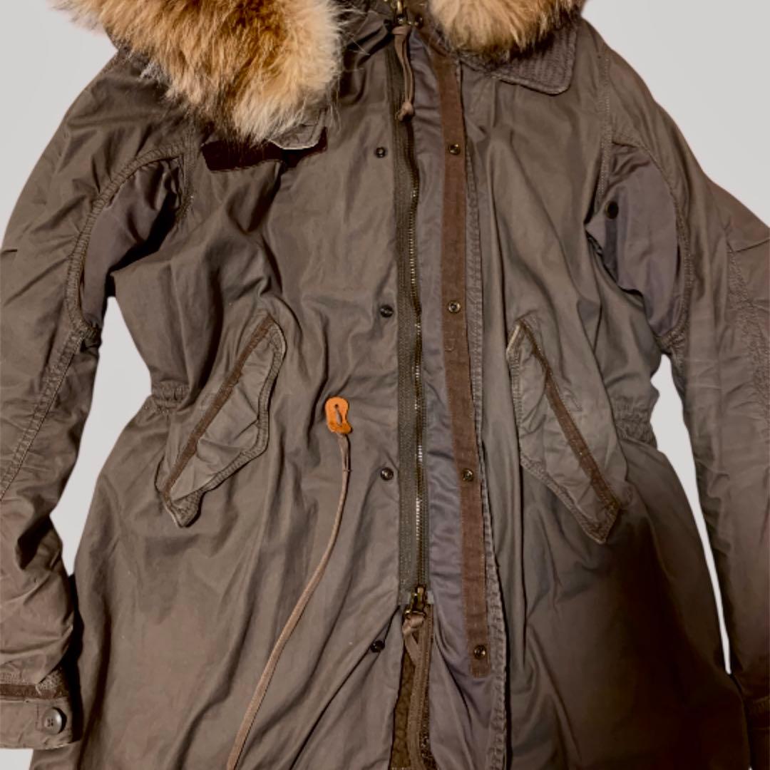 00s goa ゴア モッズコート ファー付き 取り外しライナー付き ミリタリー