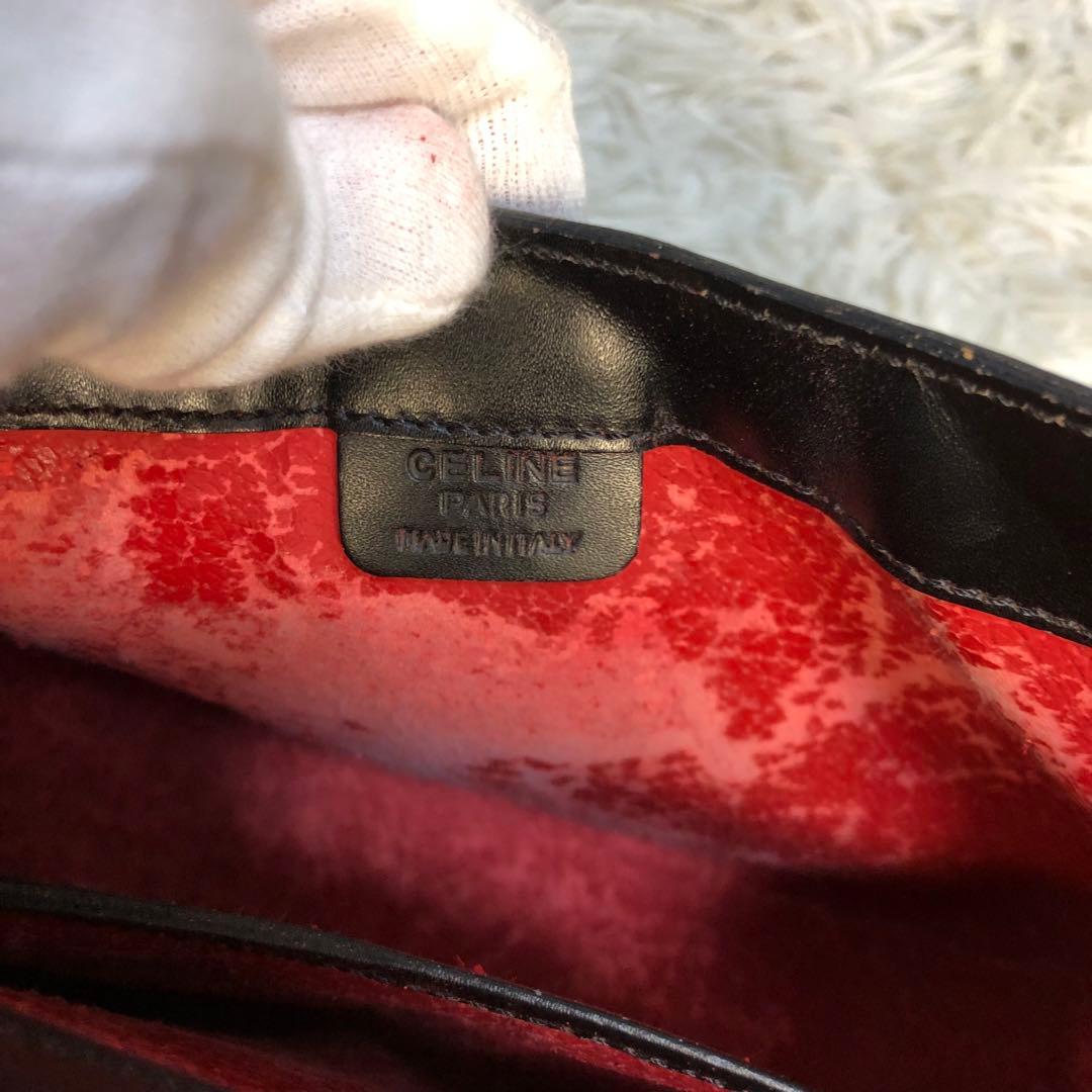 CELINE オールドセリーヌ ショルダーショルダーバッグ　ブランド刻印