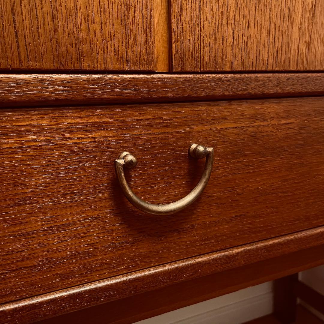 北欧ヴィンテージキャビネット チーク×ビーチ