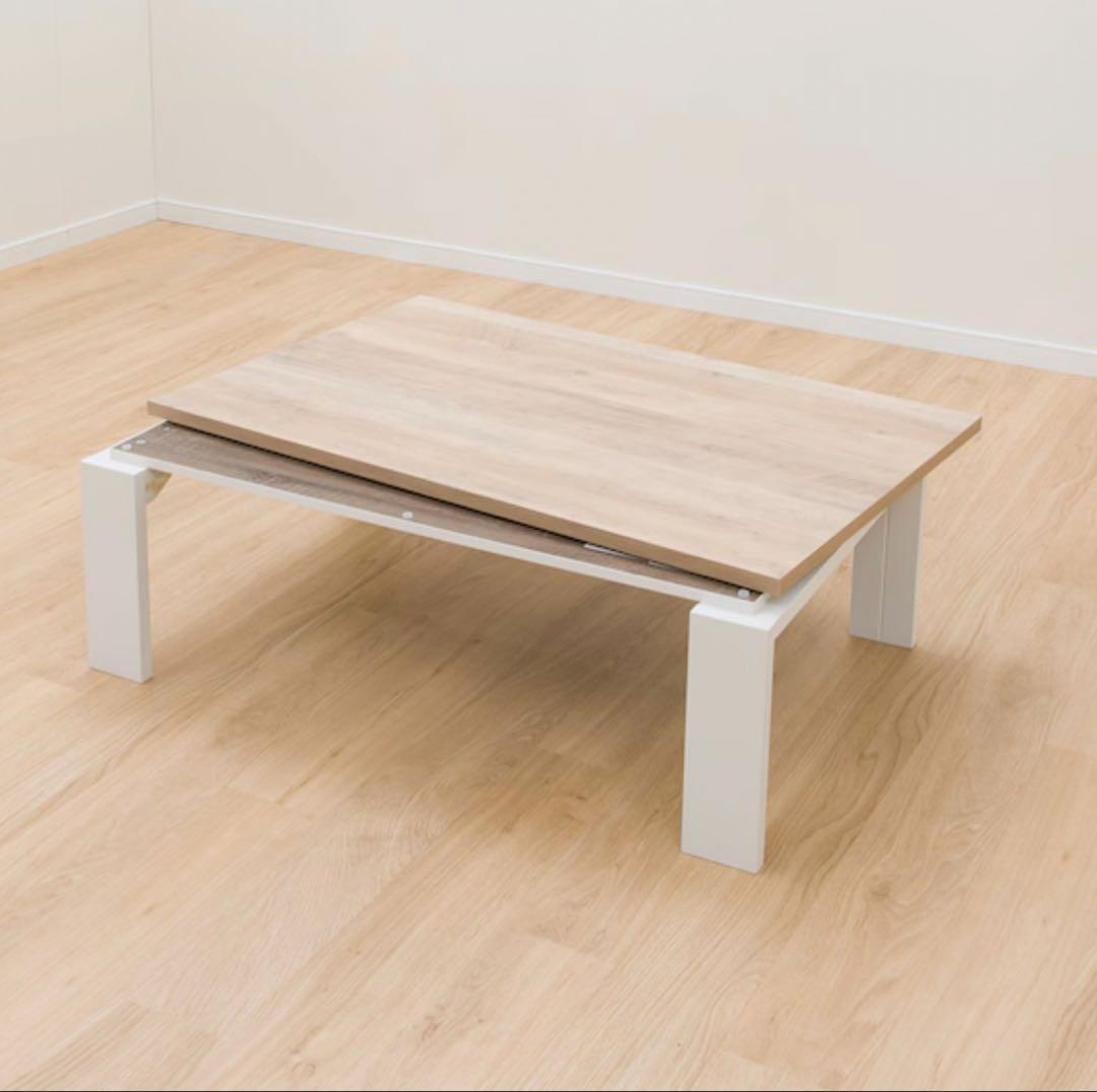 m p(^_^)q（中古）ニトリ リビング ナチュラルこたつ 木製