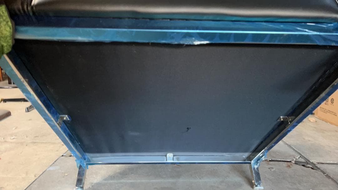 新品未使用 ソフトレザー シングルソファ 黒  業務用 群馬 事務室