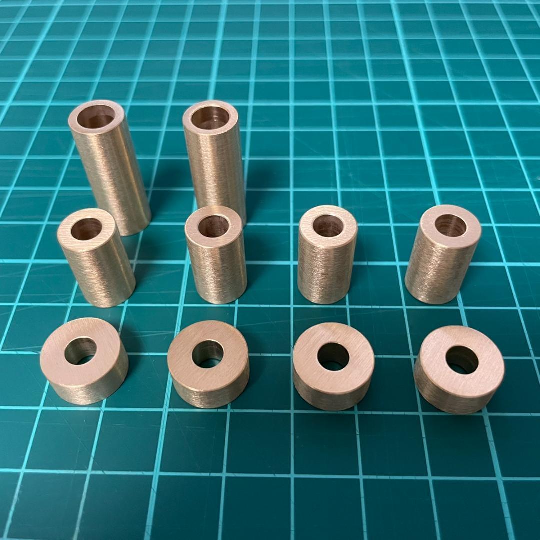 【minomushi】カーミットチェア 同規格×2 真鍮スペーサー×3