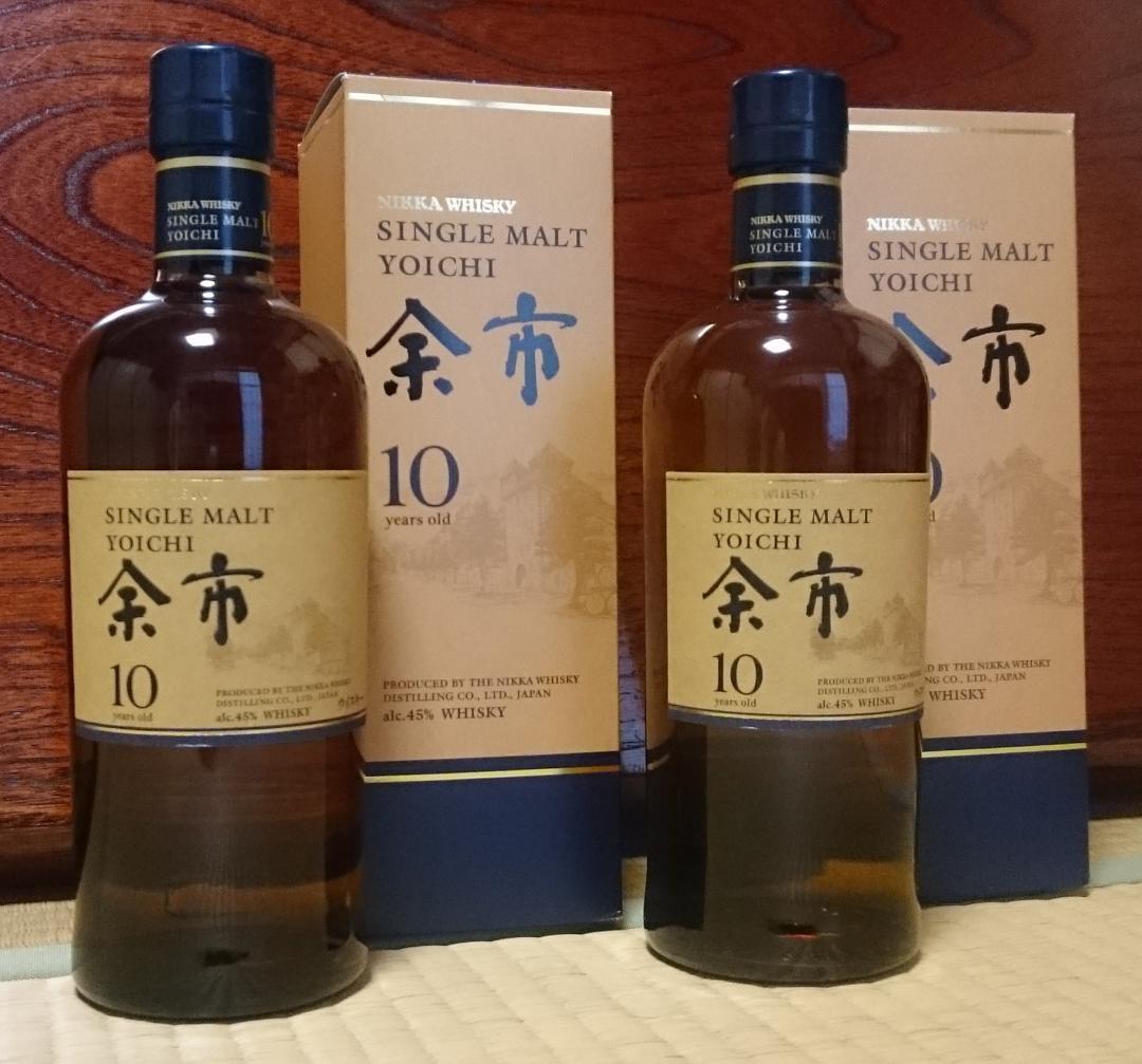ニッカ10年熟成シングルモルトウイスキー　未開封2本セット