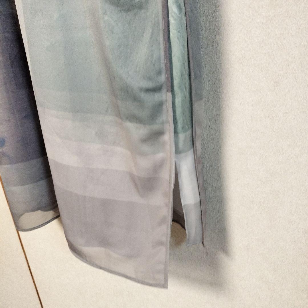 タグ付き 未使用 パブリックトウキョウ 水彩調 ワンピース グレー