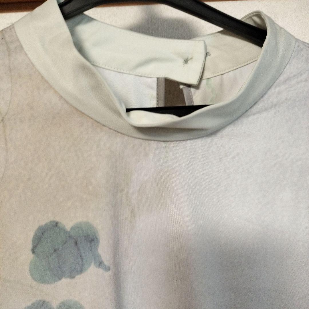 タグ付き 未使用 パブリックトウキョウ 水彩調 ワンピース グレー