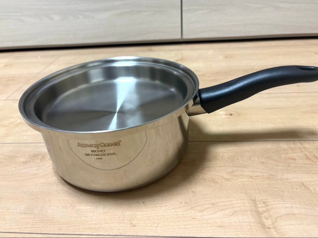 新品未使用 Amway Queen 大ソースパン 鍋