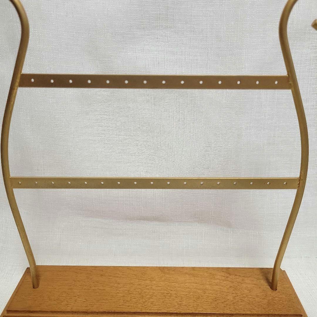 アンティーク風 マットゴールド ピアススタンド