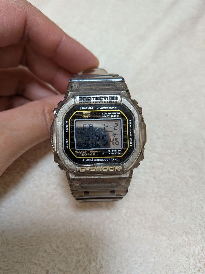 G-SHOCK/DW-5025 5000　オーシャングレー　ゴールド/25周年