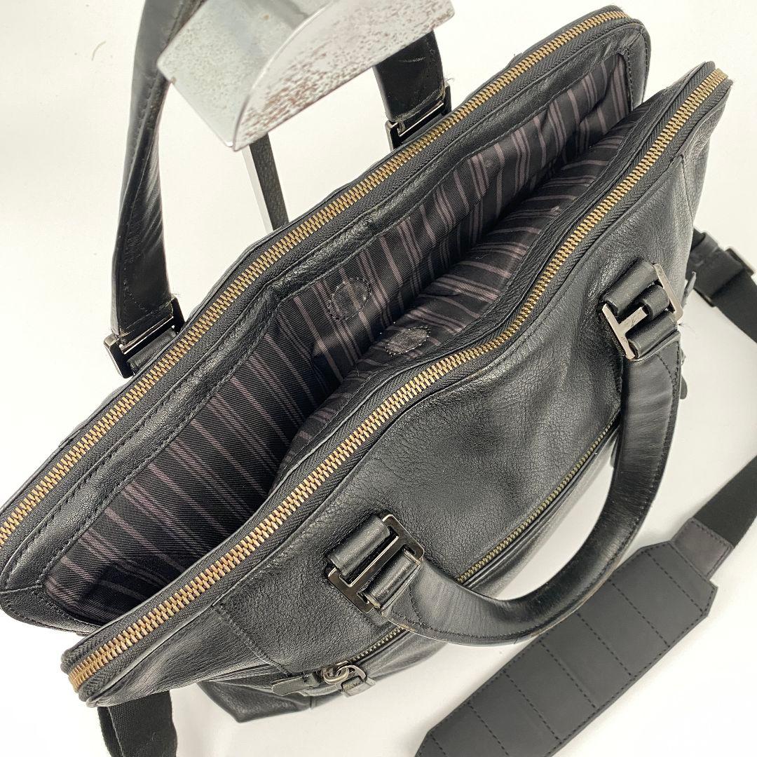 TUMI 68516D ビーコンヒル ブランチスリム ブリーフケース レザー 黒