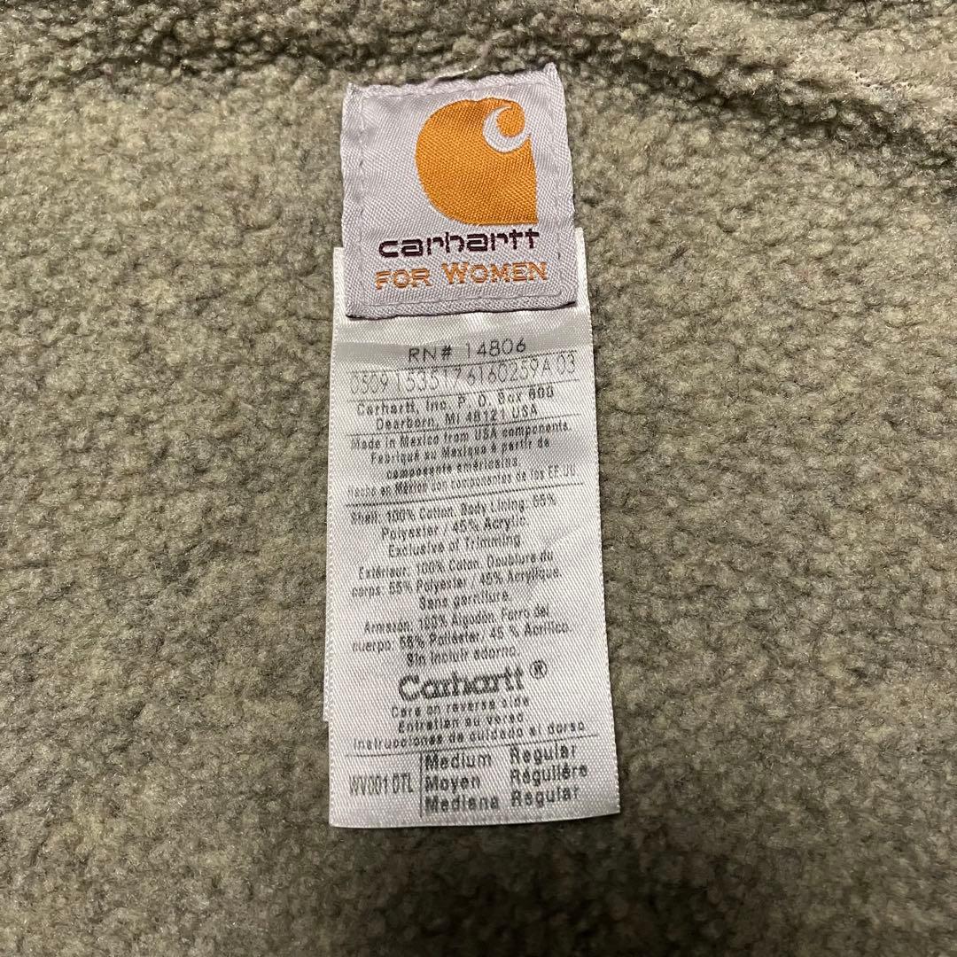 90s Carhartt カーハート　ダックベスト 裏ボア　フェードブルー