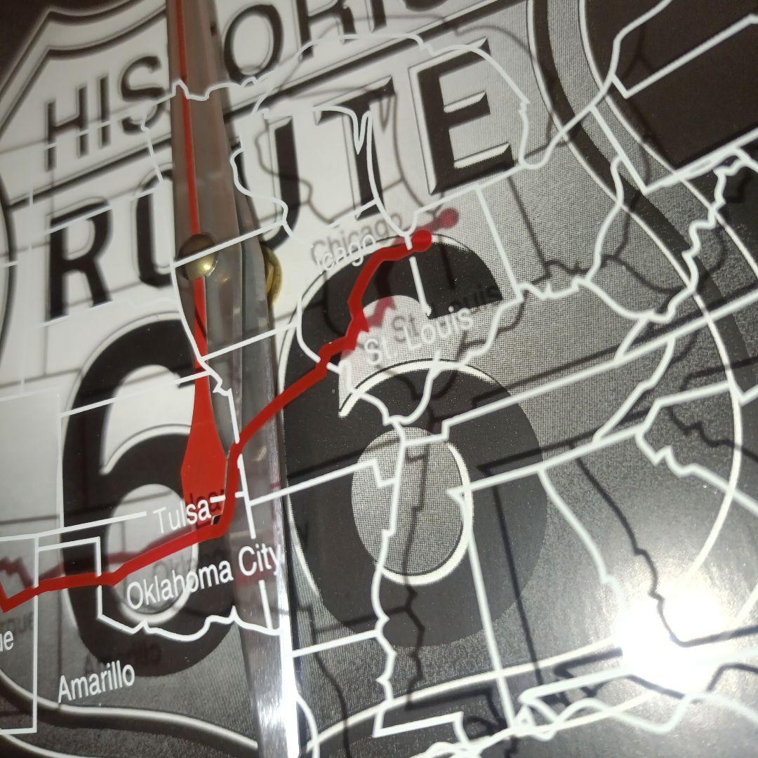 ネオン管 掛け時計 インテリア