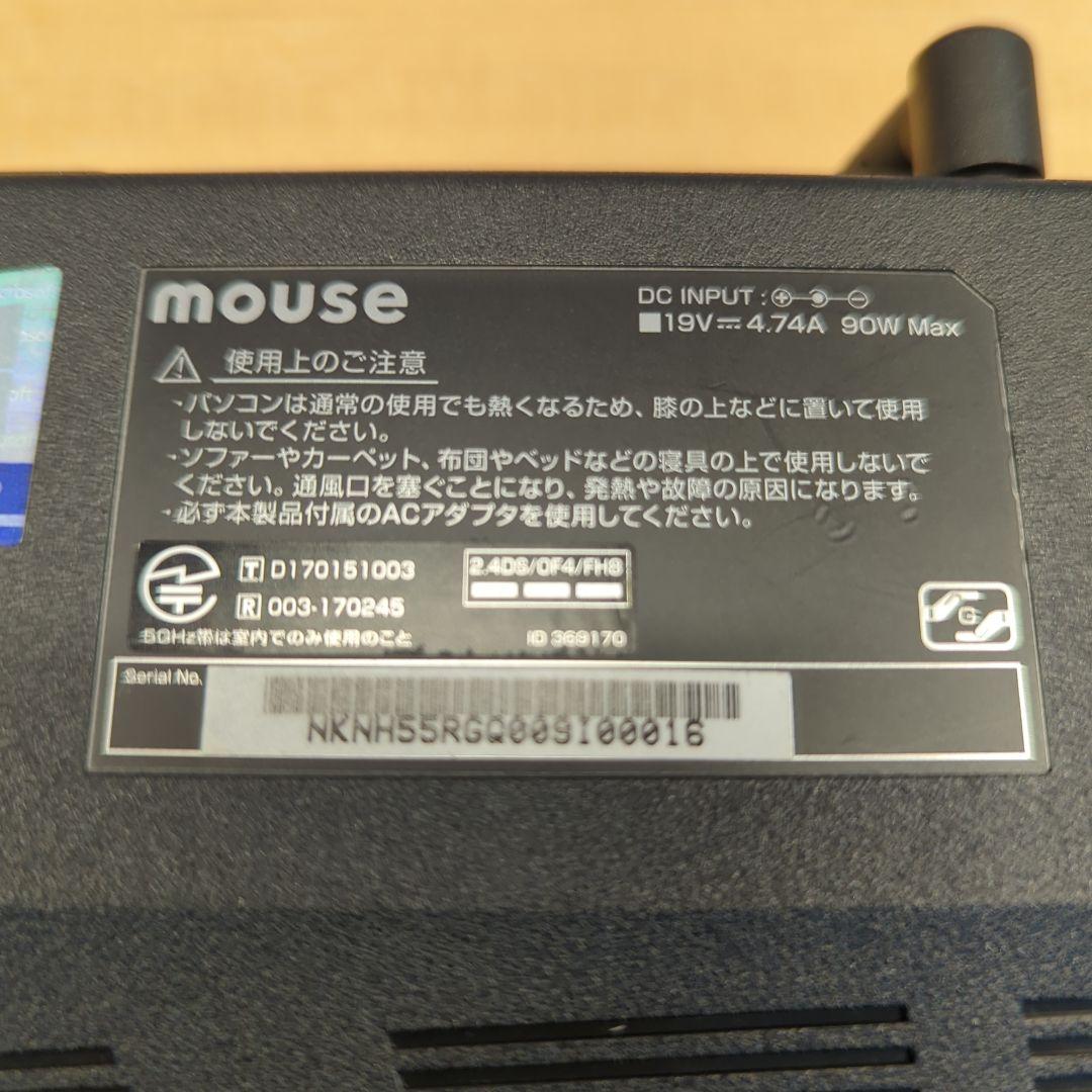 mouse ゲーミングノートPC i7-9750H 16GB 1.14TB