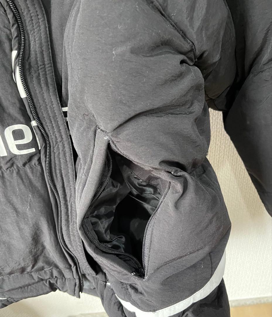 balenciaga サッカー ベンチコート 黒/白 XLサイズ