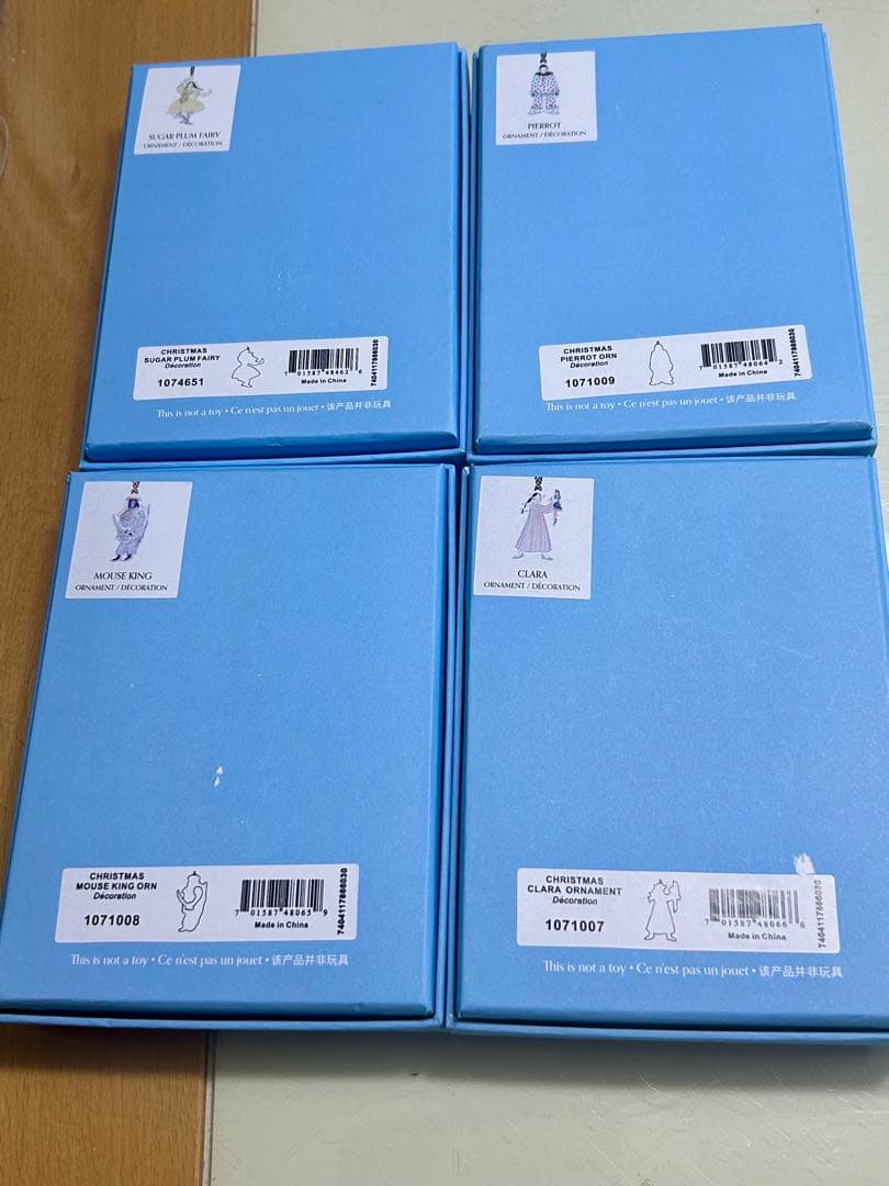 ウェッジウッド　ホリディオーナメント　Nutcracker 7点セット