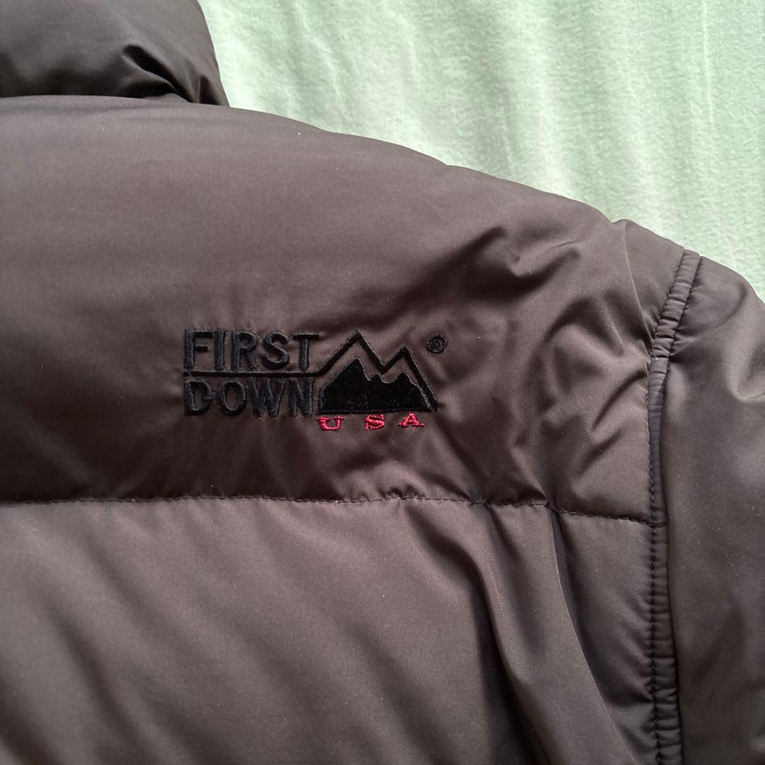 【90s】FIRST DOWN ヌプシ型 ダウンジャケット リバーシブル USA