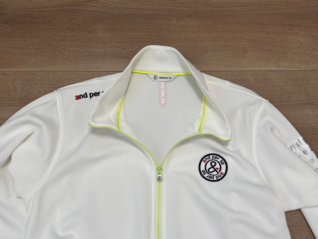 and per se ホワイト ジャケット L