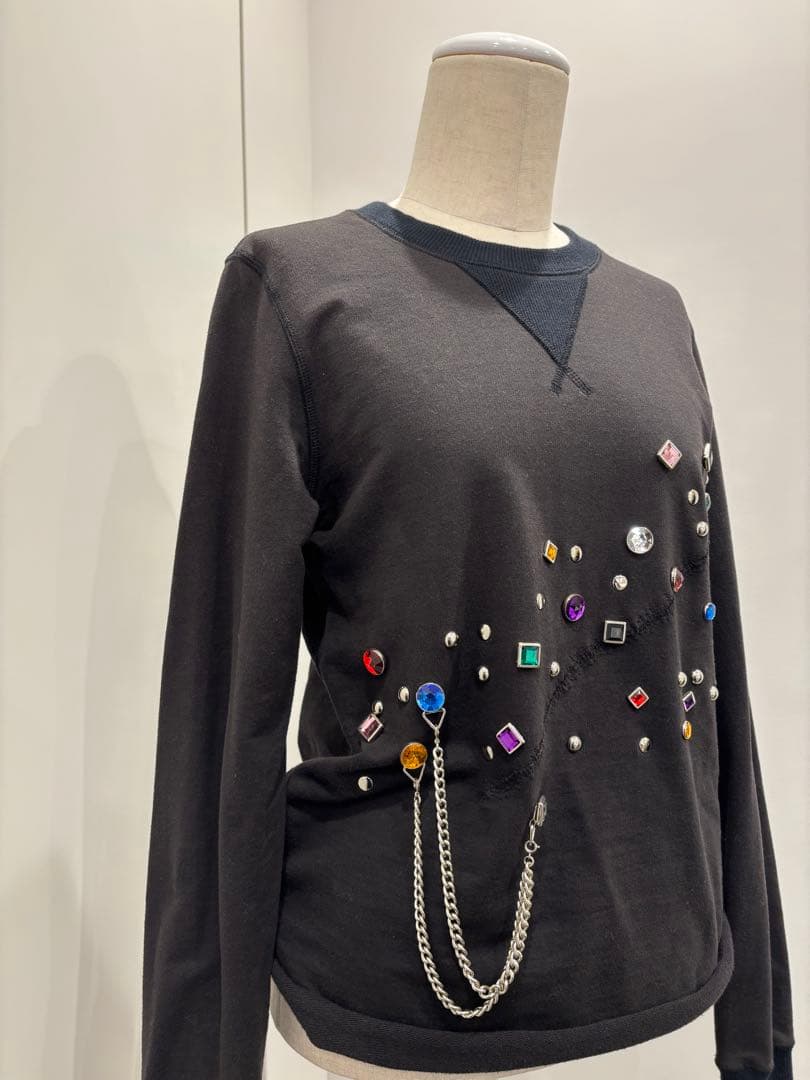 ジュンヤワタナベマンピンク　ビジュースウェット　y2k コムデギャルソン