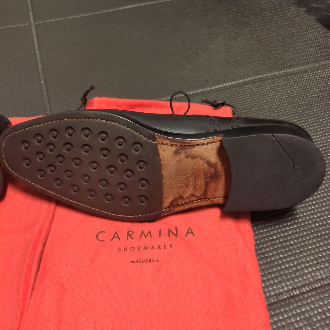 カルミナ　セミブローグ（カーフ レイン）10051　サイズ7.5