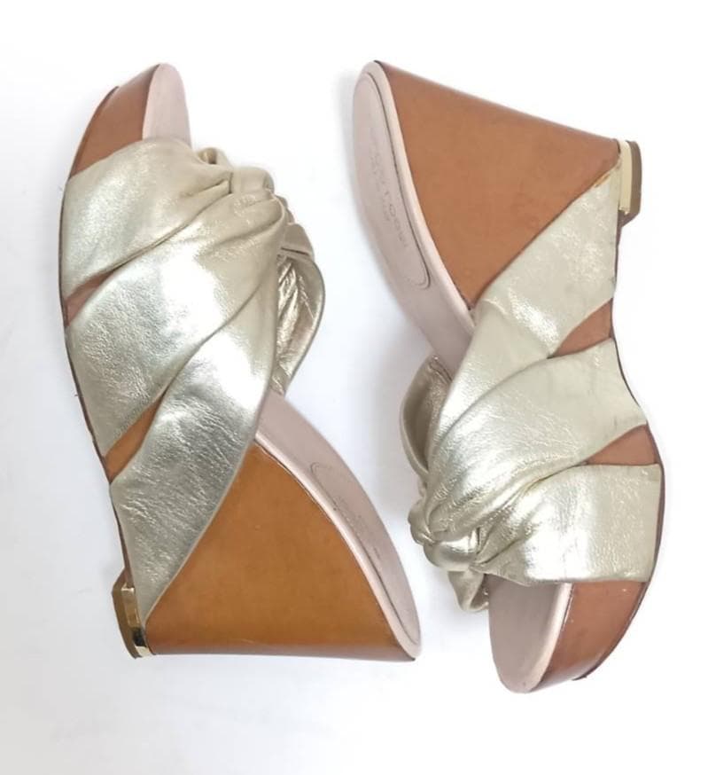 【セット売り】セルジオロッシ 2足 まとめ売り 35.5 厚底 本革 レザー