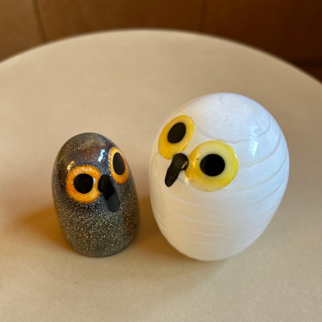 イッタラ バード　フクロウ　梟　オウル　2羽セット