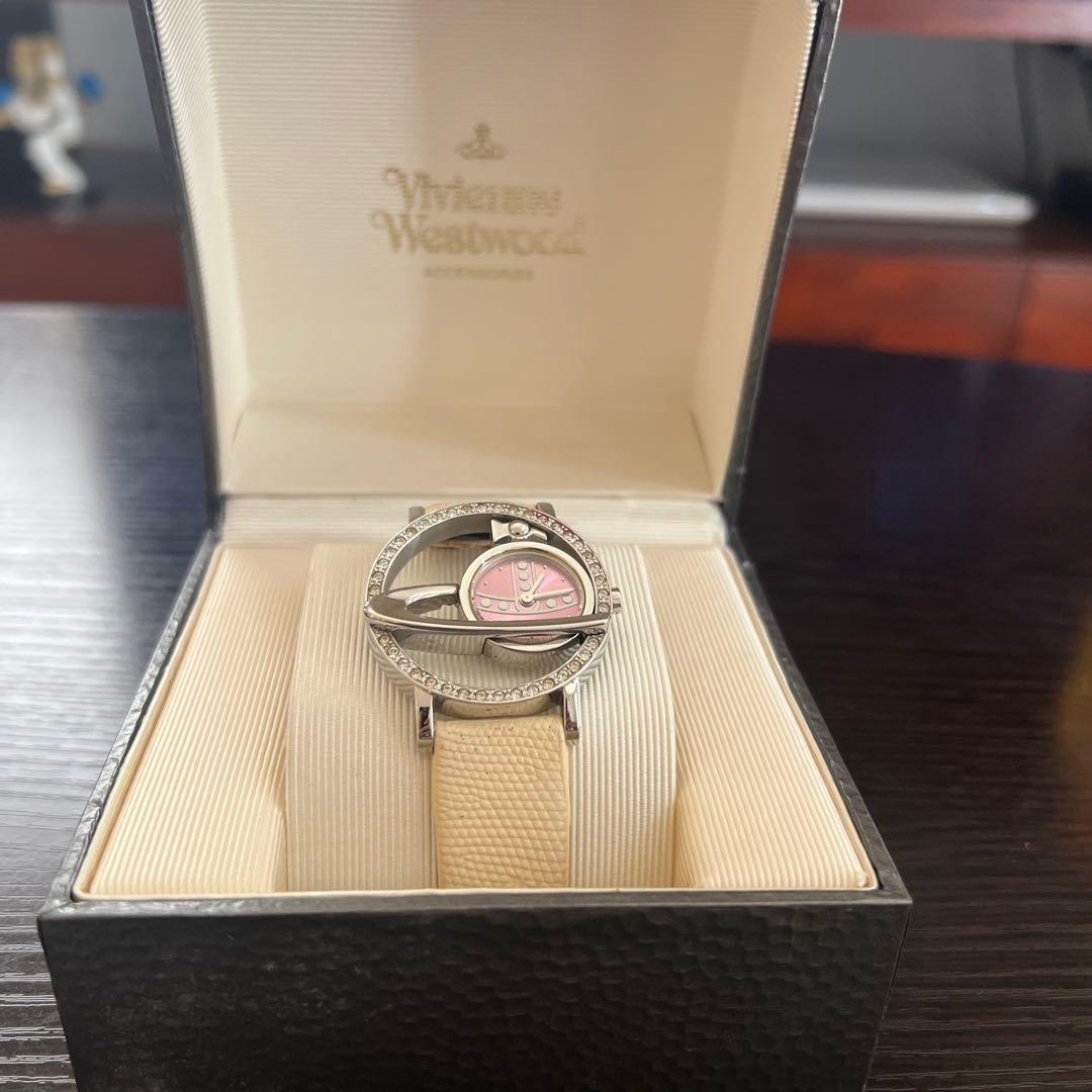 ヴィヴィアンウエストウッド 250本限定 サークルオーブ ピンク 腕時計