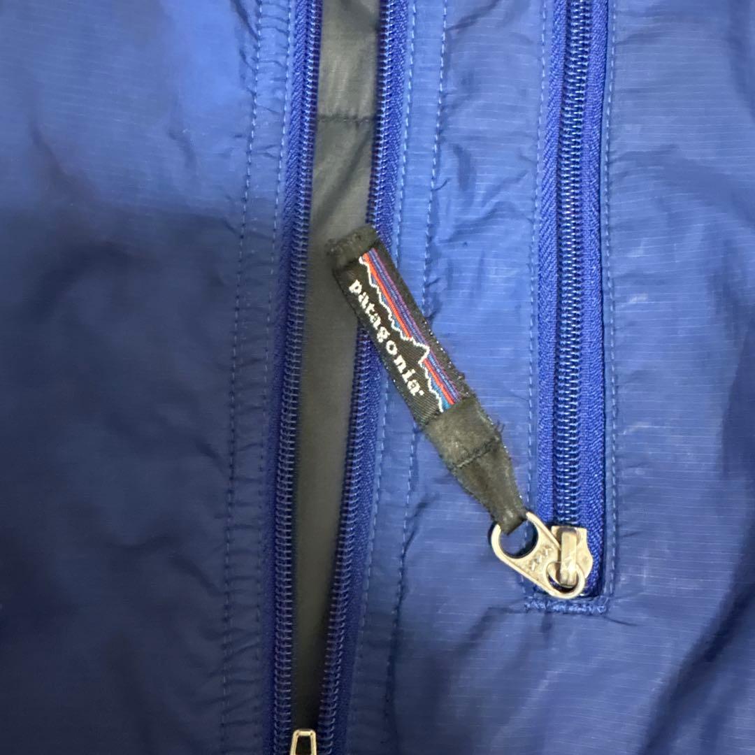 Patagonia 青 ベスト フロントジッパー