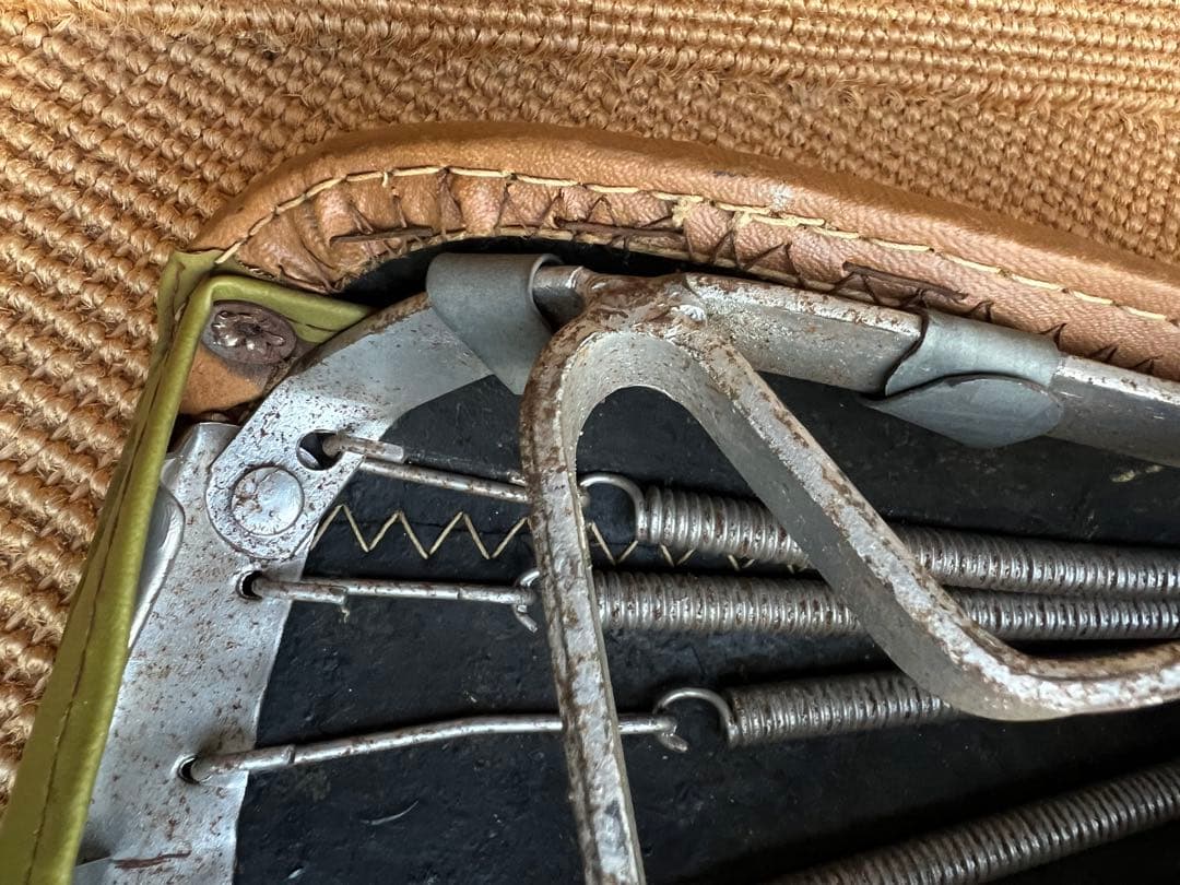 Imperial 60年代 サドル イタリア製 鉄フレーム 使用良品