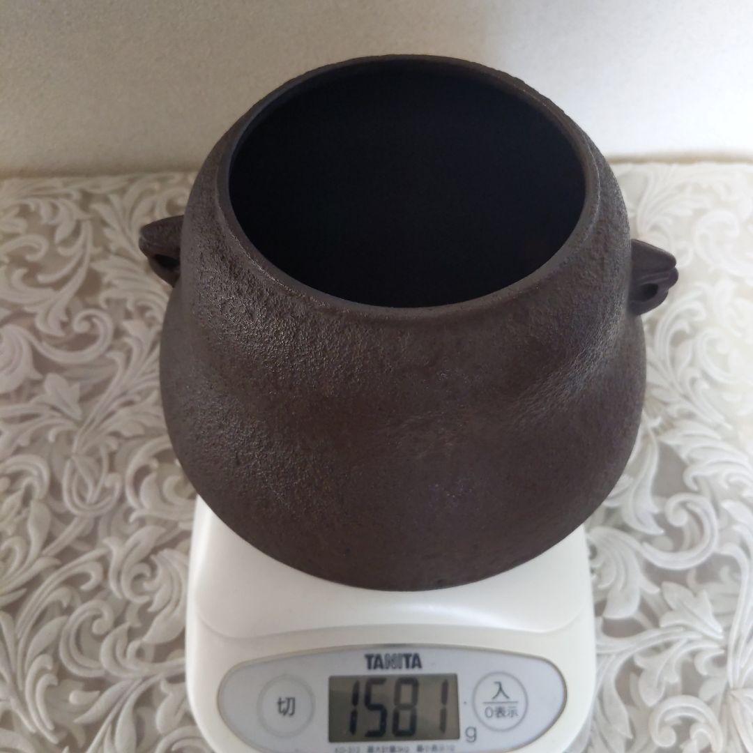 茶道具　茶釜　高橋敬典　作　人間国宝　15.5cm　表千家　裏千家　【匿名配送】